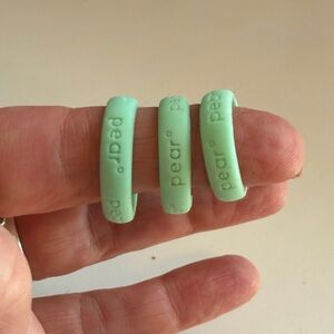 Mint Green Pear Ring set for singles / dating 😉